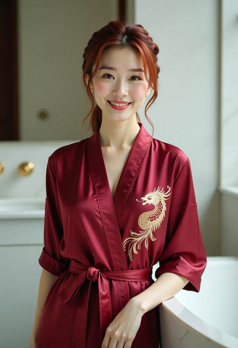 水彩倒影
